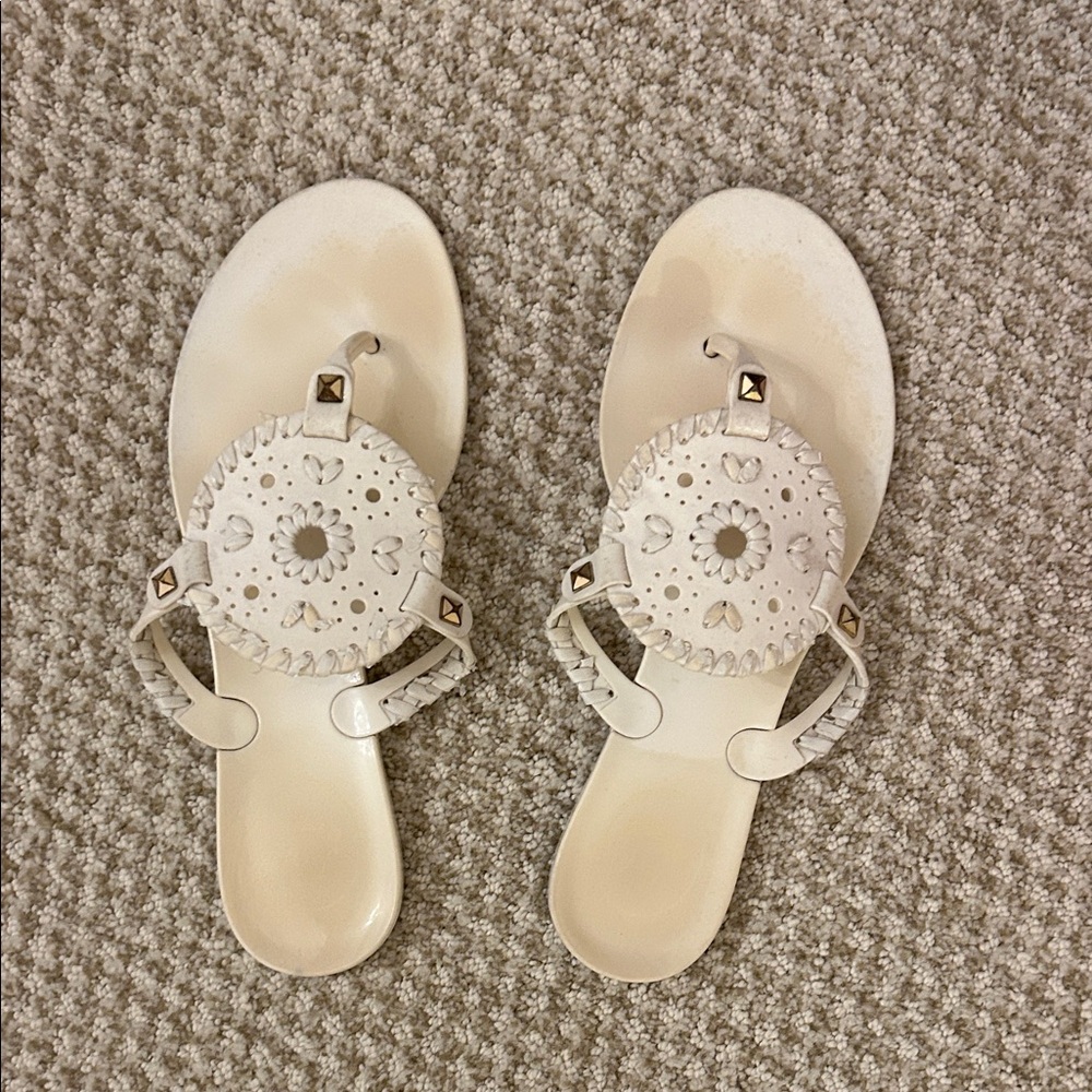 Jack Rogers White Sandals Size 7